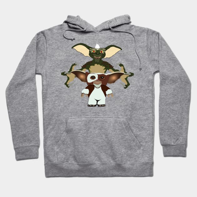 Gizmo and Stripe Hoodie by JMG Graphics LLC